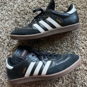 adidas Samba Classic Core Black Cloud White SZ 9